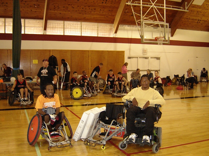 THE JOE JACKSON FOUNDATION DONATES ITS 1ST RUGBY WHEELCHAIR
